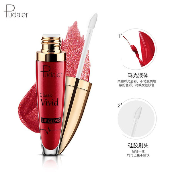 18 Color Shiny Lip Gloss Set with Long Lasting Finish