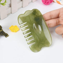 Handmade Natural Resin Gua Sha Massage Tool for Facial Therapy