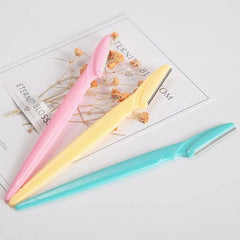10pcs Exfoliating Dermaplaning Eyebrow Razor - Facial Hair Remover Women Beauty Makeup Skin Care Tools