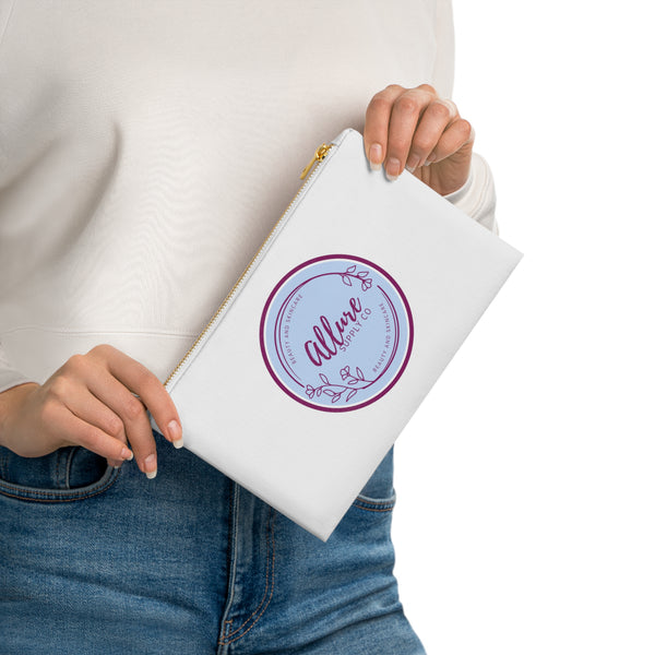 Allure Supply Co. Cosmetic Bag — Compact Makeup Pouch with Logo