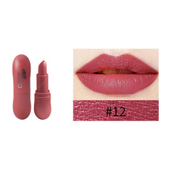 12 Color Matte Lipstick Set with Long Lasting Vibrant Shades