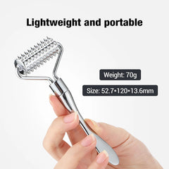 Stainless Steel Face Roller Massager for Neck Beauty Care