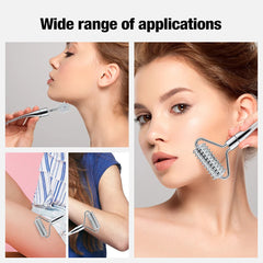 Stainless Steel Face Roller Massager for Neck Beauty Care