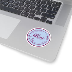 Allure Supply Co. Round Logo Sticker — Beauty & Skincare Kiss-Cut Label