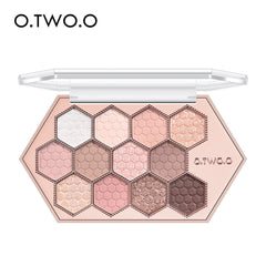 12 Color Honeycomb Eyeshadow Palette for Natural Radiant Makeup