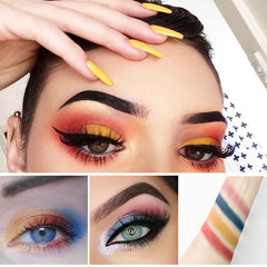 Four Color Eyeshadow Palette Matte Pearlescent Waterproof Makeup