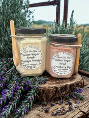 Organic Sugar-Scrub Exfoliating Body Scrub Moisturizing, All-Natural Skincare  Glowing  Smooth Skin  Handmade Scrub for Dry dull Skin