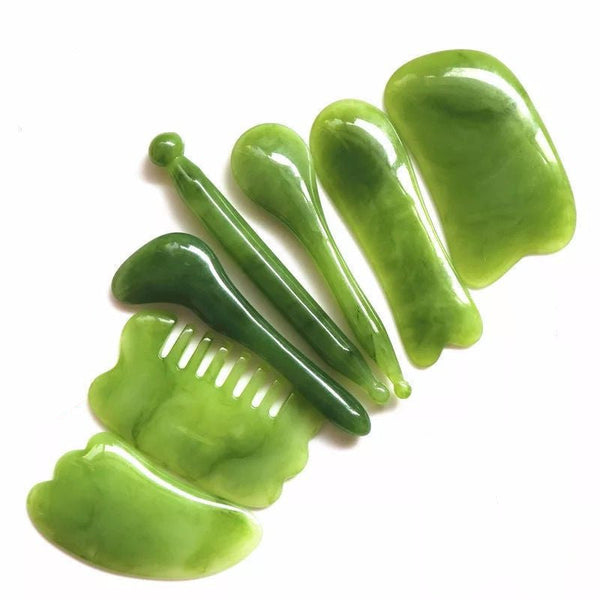 Handmade Natural Resin Gua Sha Massage Tool for Facial Therapy