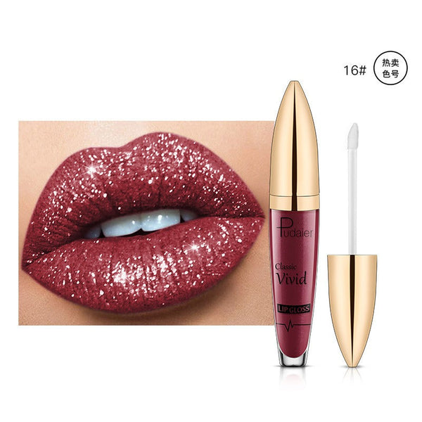 18 Color Shiny Lip Gloss Set with Long Lasting Finish
