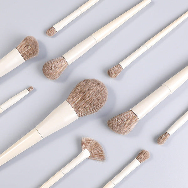 10 Piece Makeup Brush Set for Face and Eye Application