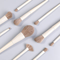 10 Piece Makeup Brush Set for Face and Eye Application