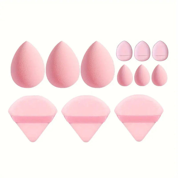 12 Piece Makeup Sponge Blender Set for Smooth Makeup Application