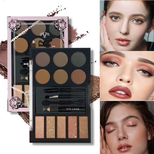 All in One Eyeshadow Eyebrow Powder and Cream Palette