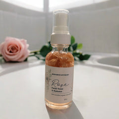 Organic Rose Water Facial Toner for Hydrated Balanced Healthy Skin