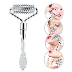 Stainless Steel Face Roller Massager for Neck Beauty Care