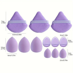 12 Piece Makeup Sponge Blender Set for Smooth Makeup Application