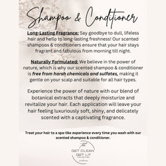 Baccarat Shampoo or Conditioner