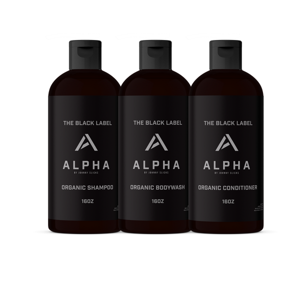 Black Label Shower Set