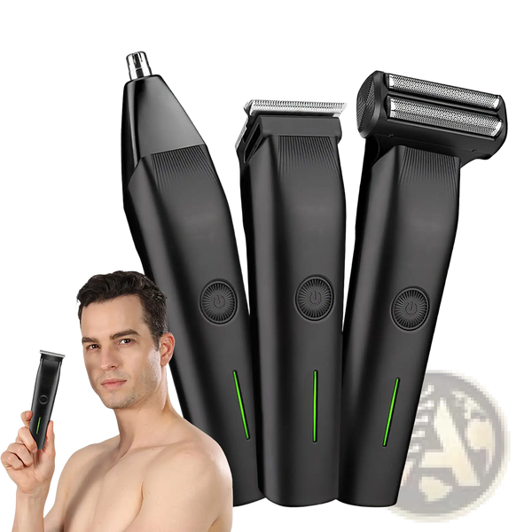 Beard Trimmer 3 in 1 Mens Grooming Kit and Hair Clippers