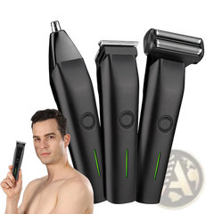 Beard Trimmer 3 in 1 Mens Grooming Kit and Hair Clippers