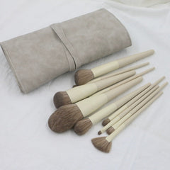 10 Piece Makeup Brush Set for Face and Eye Application