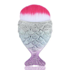 Makeup Brushes Kit Natural Tool Pencil Cosmetics Foundation Artist Mermaid Highlighter Face Set Of Bronzer Eyeshadow Lip