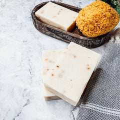 Tea Tree Grapefruit Body Scrub With Sea Salt Oatmeal Peppermint Exfoliating Soap