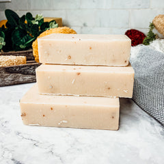 Tea Tree Grapefruit Body Scrub With Sea Salt Oatmeal Peppermint Exfoliating Soap