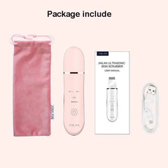 Ultrasonic Skin Scrubber Pen for Deep Facial Cleansing Tool