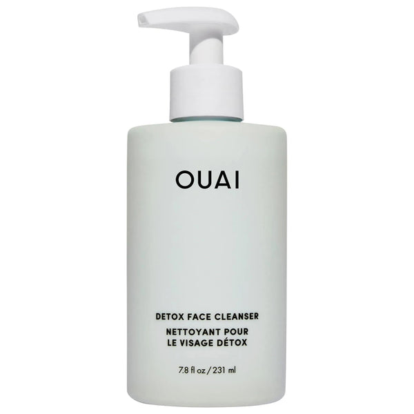 OUAI Detox Face Cleanser - Gentle Exfoliation, Hydrating Face Wash for Normal, Dry, Combination, and Oily Skin Types
